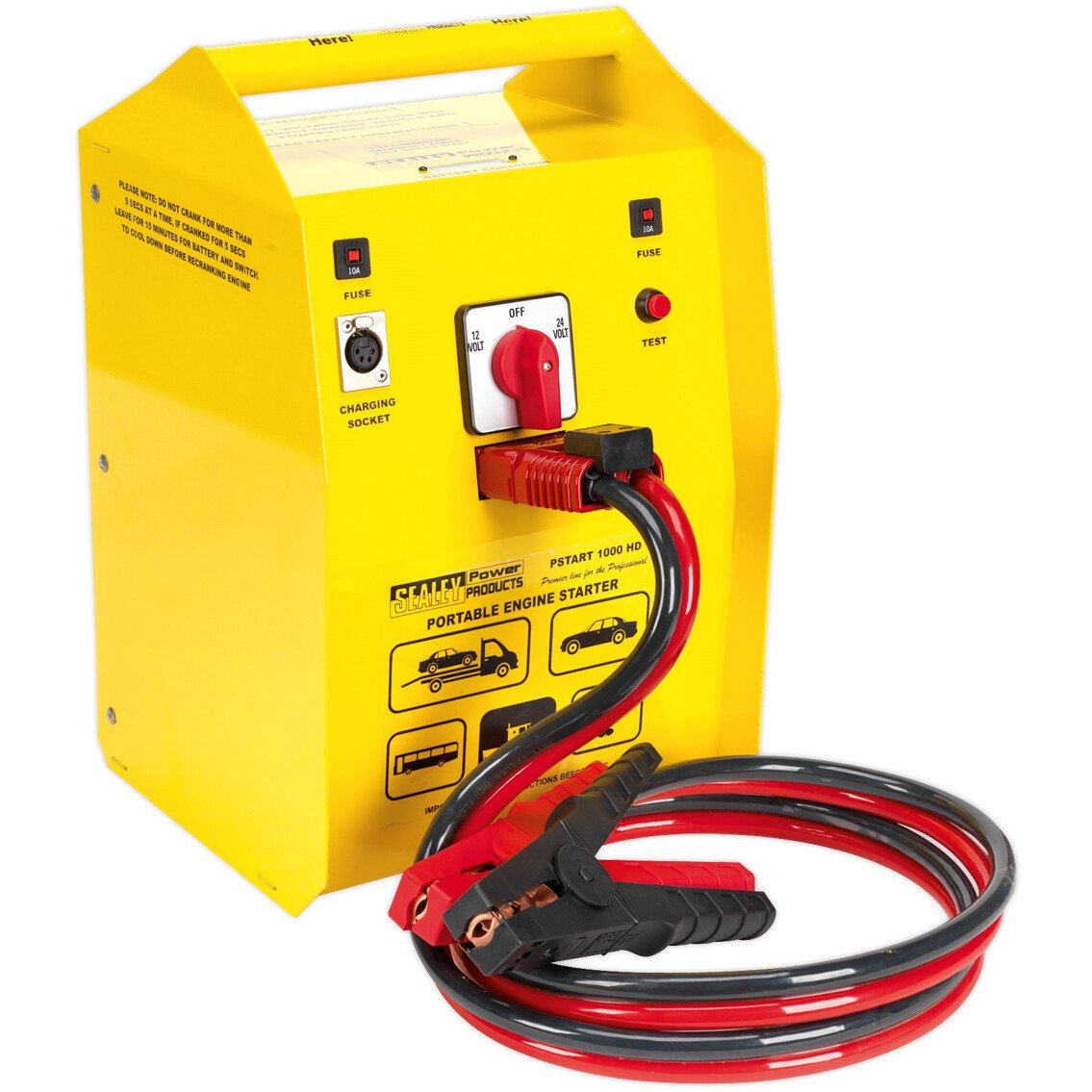 Sealey PSTART1000HD PowerStart Emergency Heavy-Duty Power Pack 1000hp Start 12/24V