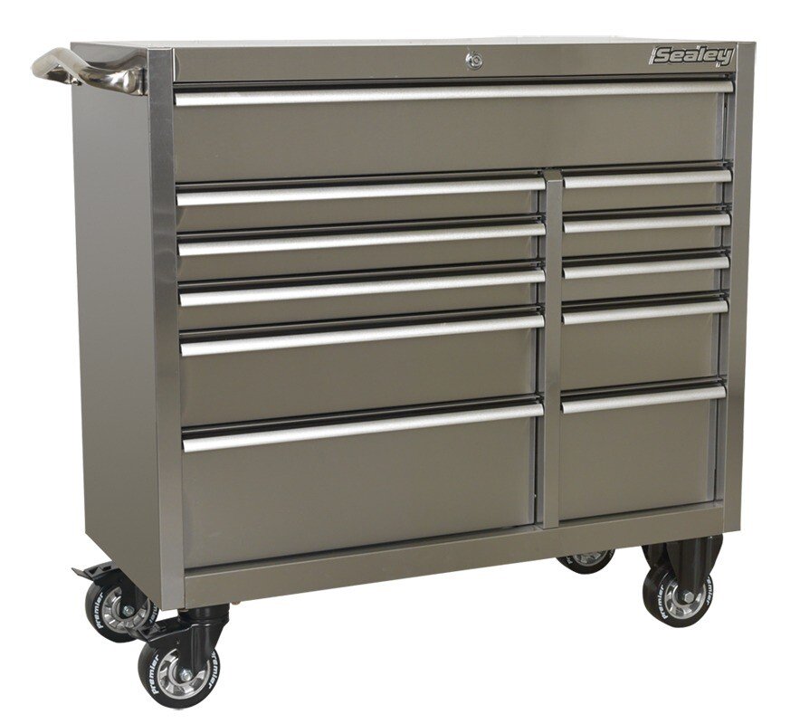 Sealey PTB105511SS Rollcab 11 Drawer 1055mm Stainless Steel Heavy-Duty