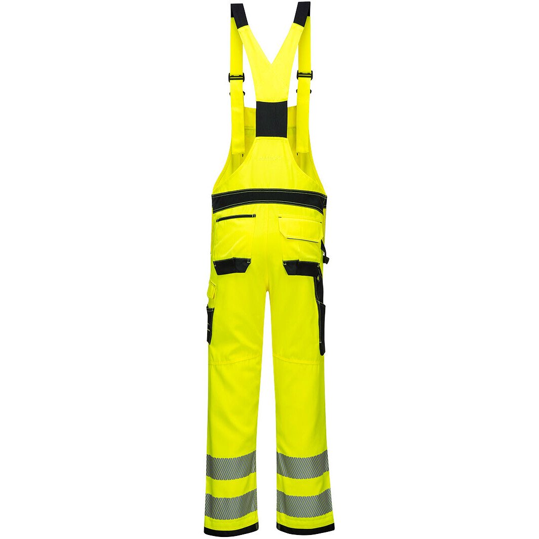 Portwest PW344 PW3 Hi-Vis Bib & Brace High Visibility 