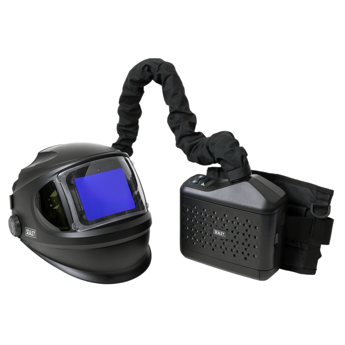 Sealey PWH618 Auto Darkening Welding Helmet with TH3 Powered Air Purifying Respirator (PAPR)