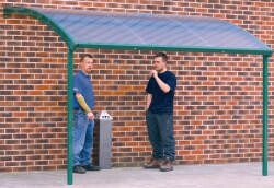 QMP SS241930CWM Large Wall Mounted Smoking Shelter