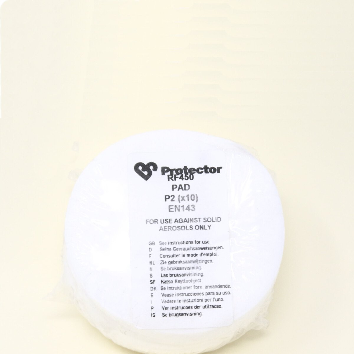Protector RF450/PAD P2 Pre-Filters (Pack Of 10) 1065208