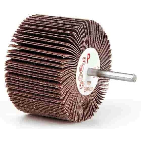 Bibielle RG 30x15mm Shaft mounted flap wheel 80 Grit (Pack 10)