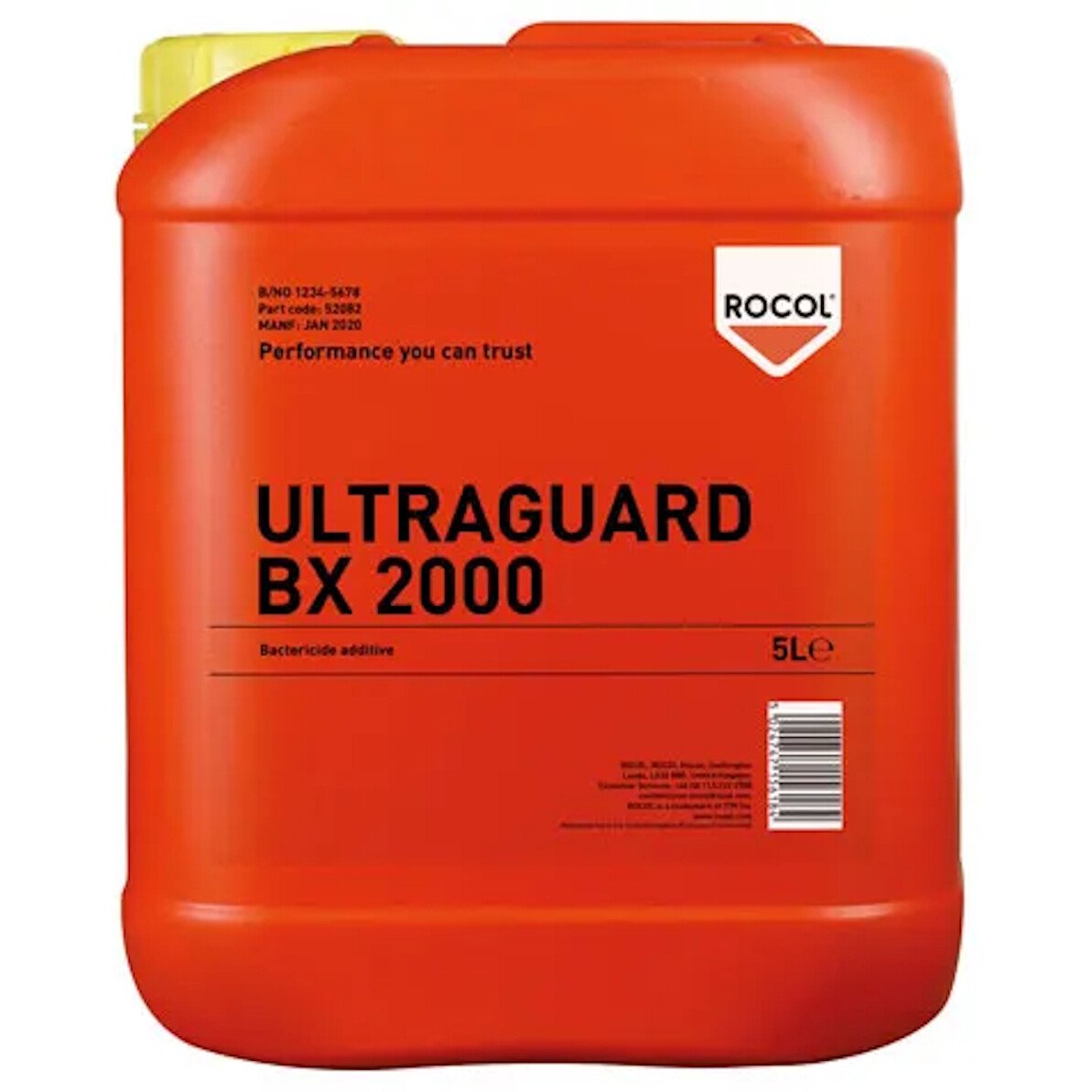 Rocol 52082 Ultraguard BX 2000 Bactericide Additive 5ltr
