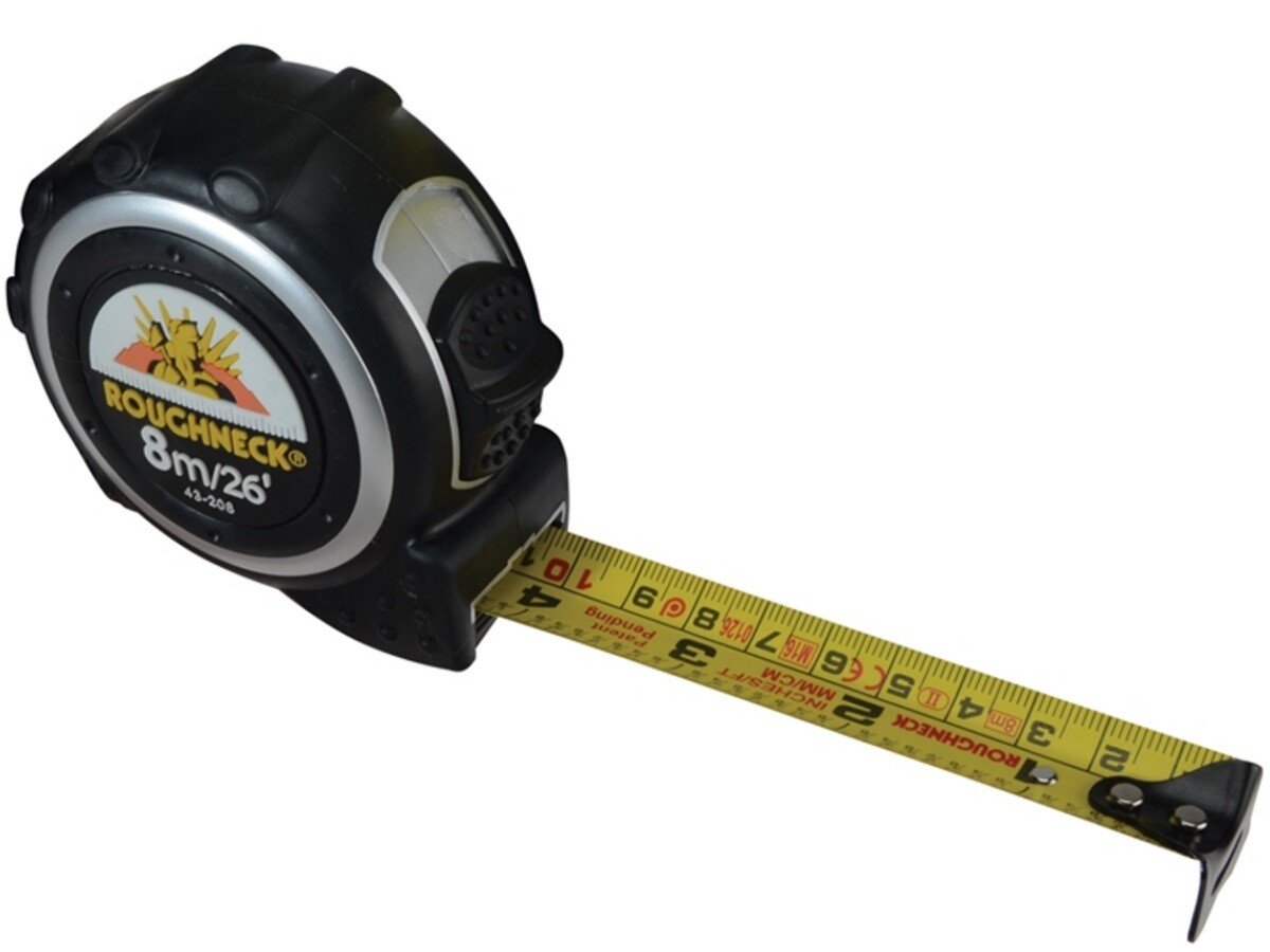 Roughneck 43-208 Tape Measure 8m / 26ft (Width 25mm) ROU43208