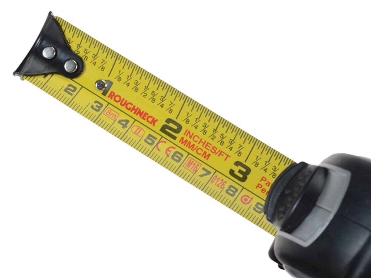 Roughneck 43208 Tape Measure 8m / 26ft (Width 25mm) ROU43208 from
