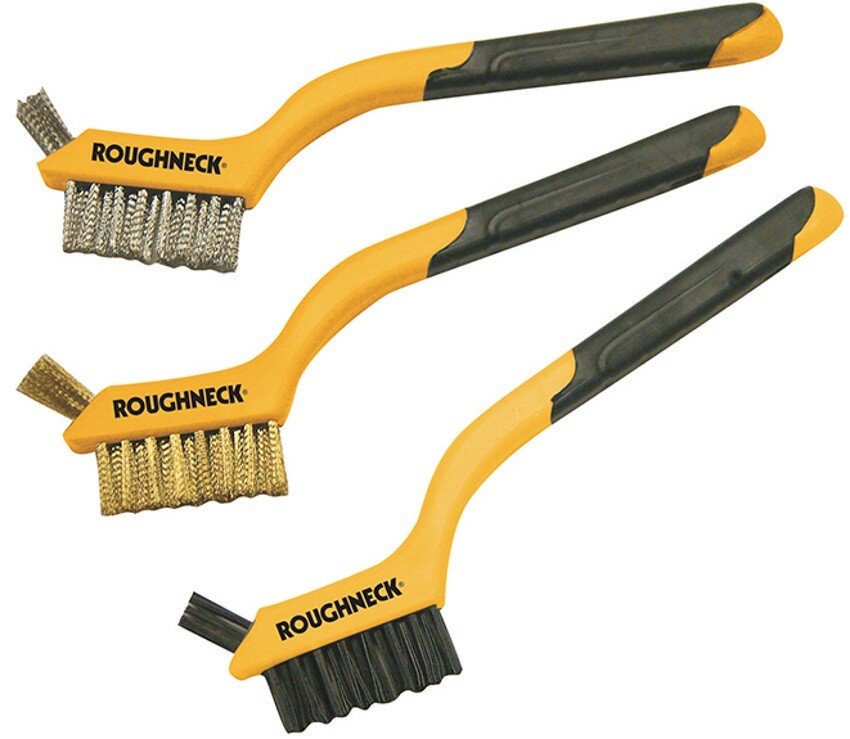 Roughneck 52-005 Mini Wire Brush Set of 3 ROU52005
