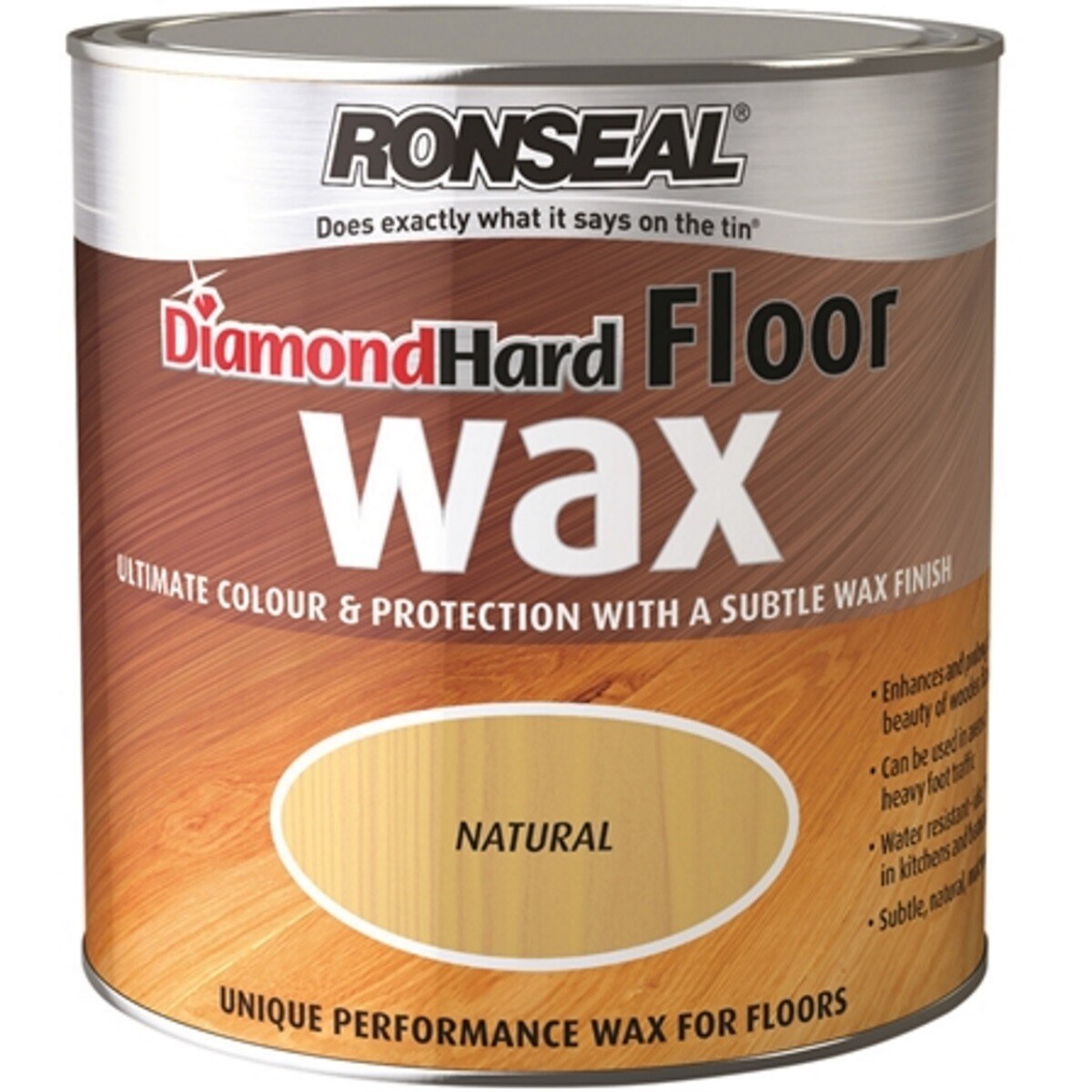 Ronseal RSLDHFW25L Diamond Hard Floor Wax 2.5 Litre