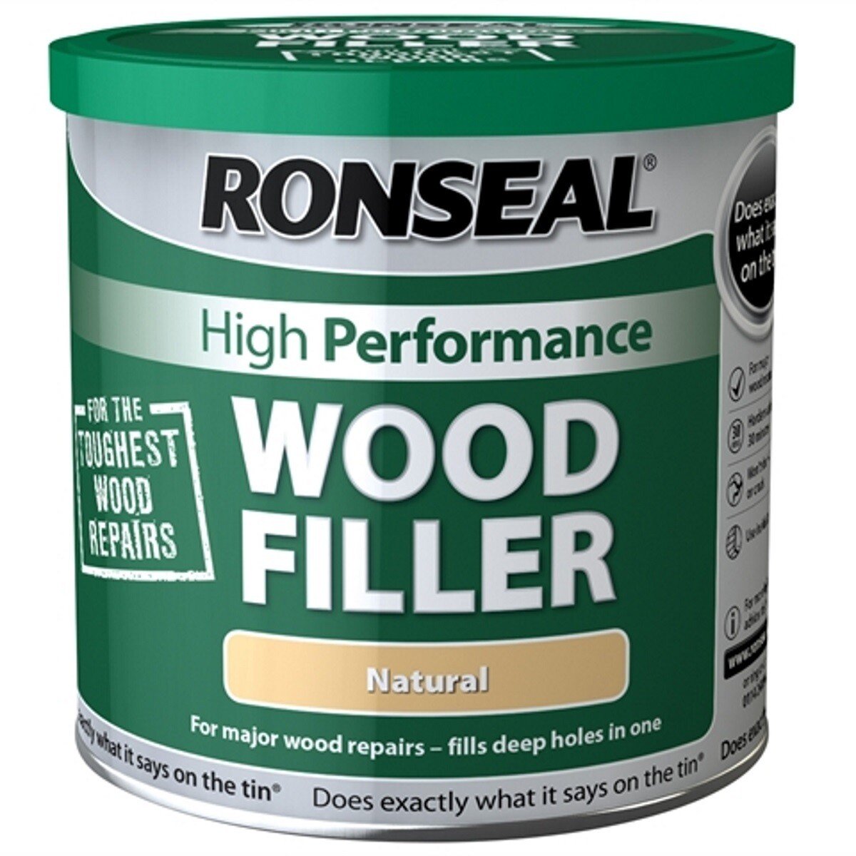 Ronseal RSLHPWF550G High Performance Wood Filler 550g