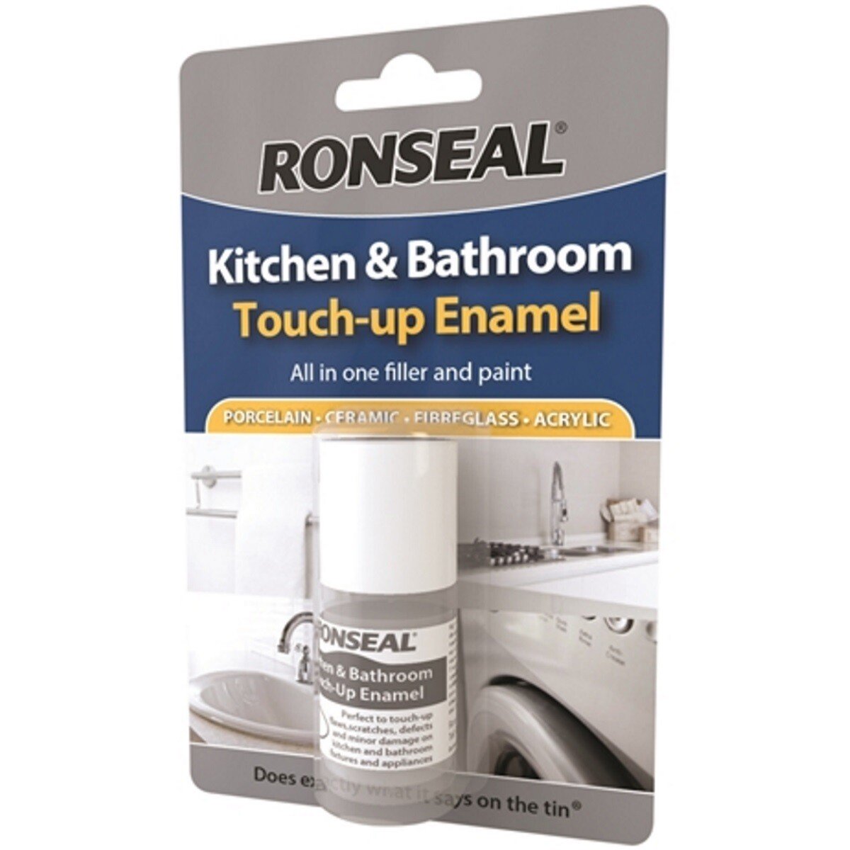 Ronseal 35109 Kitchen and Bathroom Touch Up Enamel RSLKBTUE