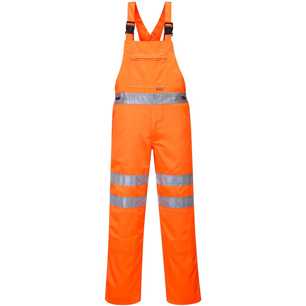 Portwest RT43 Hi-Vis Bib & Brace RIS High Visibility - Orange