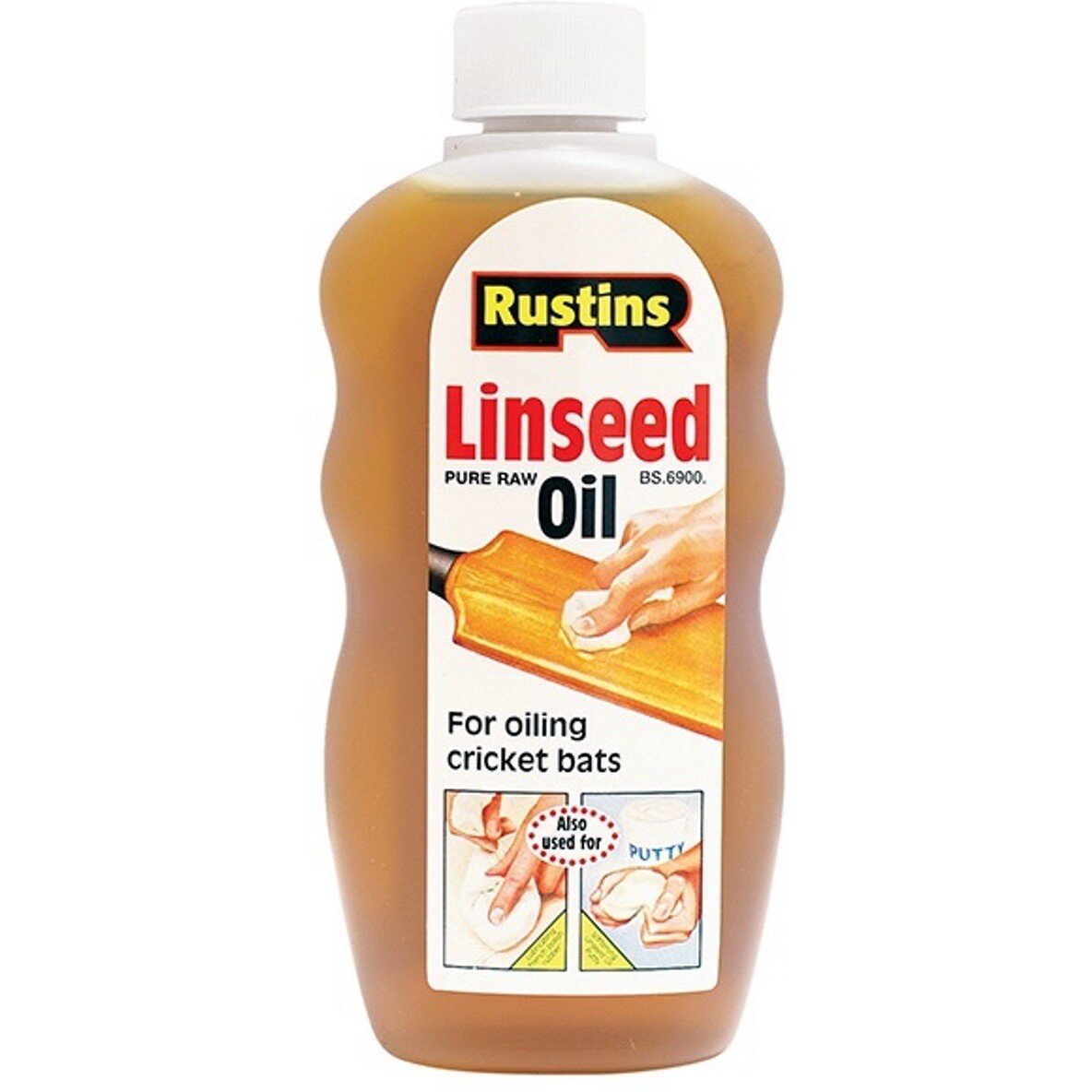 Rustins LINS300 Linseed Oil Raw 300ml RUSLOR300