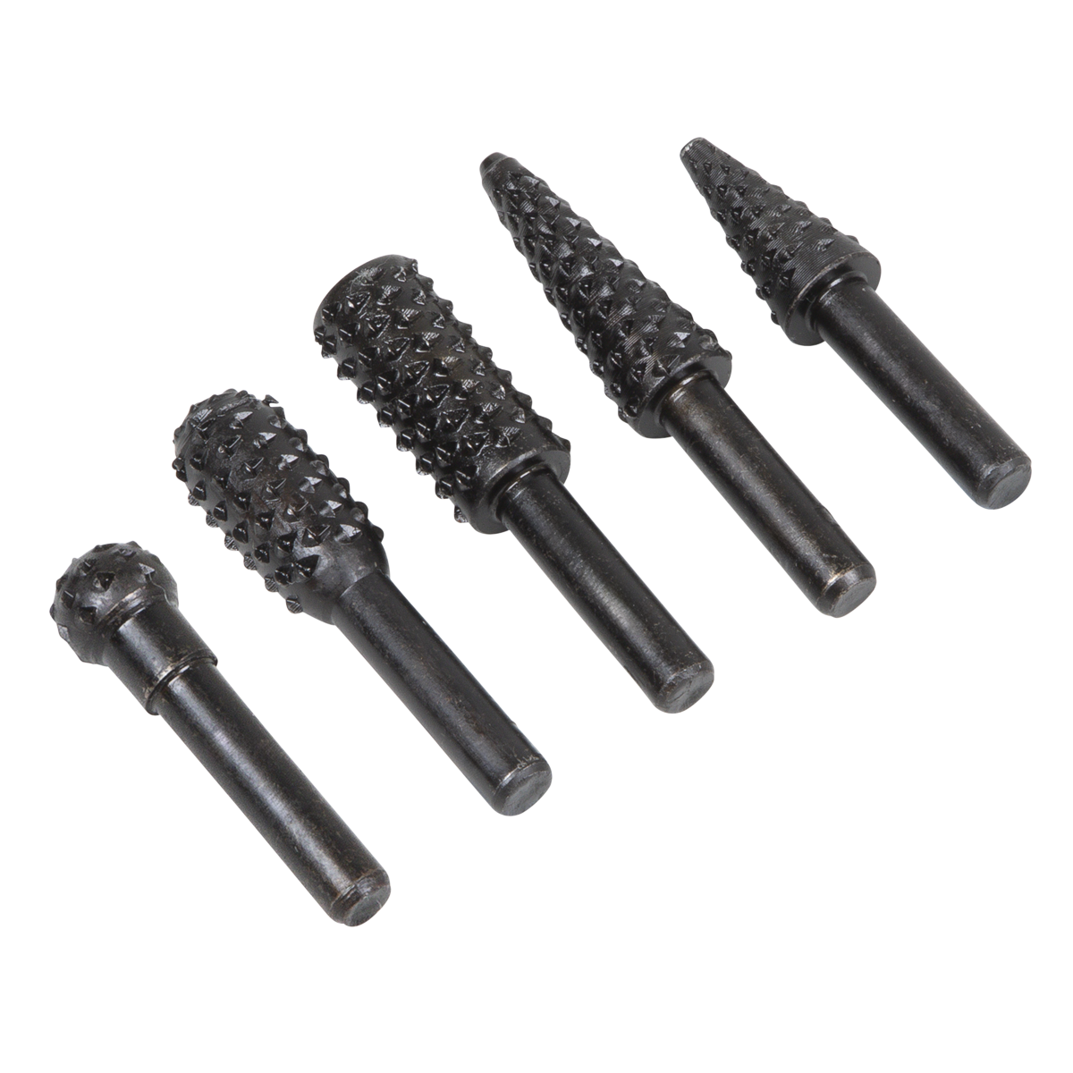 Sealey RWBS5 Rotary Burr Rasp Drill Bit Set 5pc