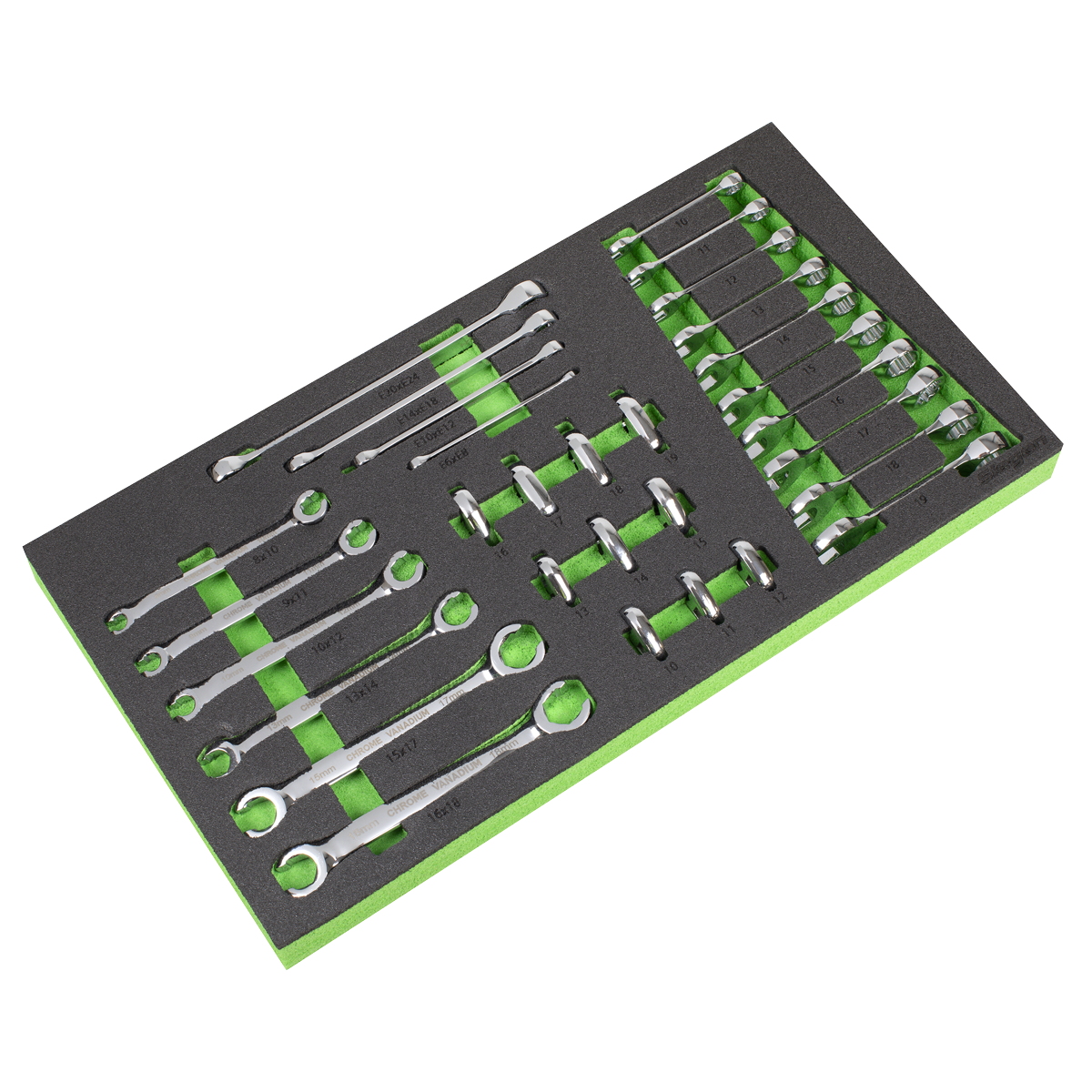 Sealey S01274 Siegen Specialised Spanner Set with Tool Tray 30pc