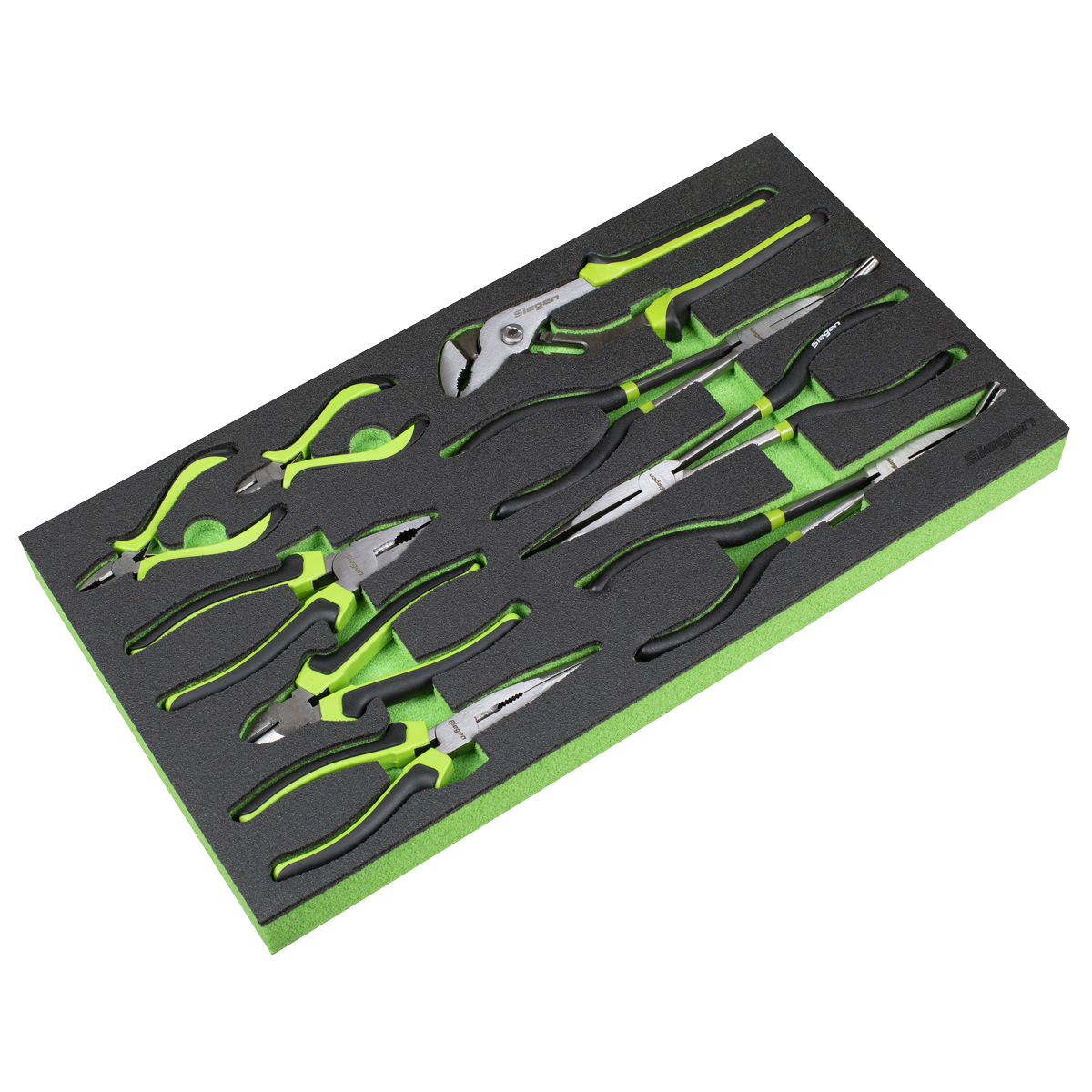 Sealey S01277 Siegen Pliers Set with Tool Tray 9pc