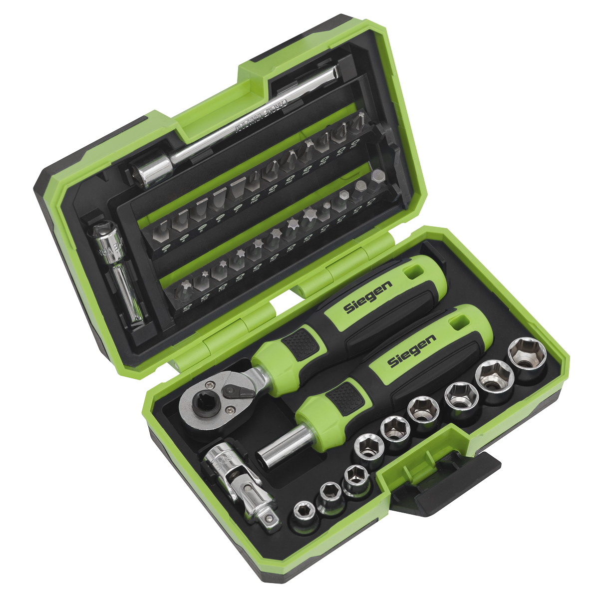 Sealey S01255 Socket & Bit Set 38pc 1/4"Sq Drive