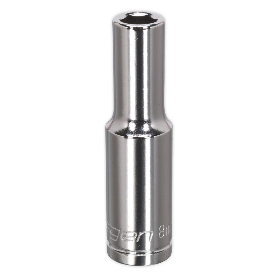 Sealey S0587 WallDrive Socket 8mm Deep 3/8"Sq Drive