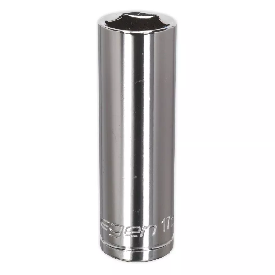 Sealey S0673 WallDrive Socket 17mm Deep 1/2"Sq Drive