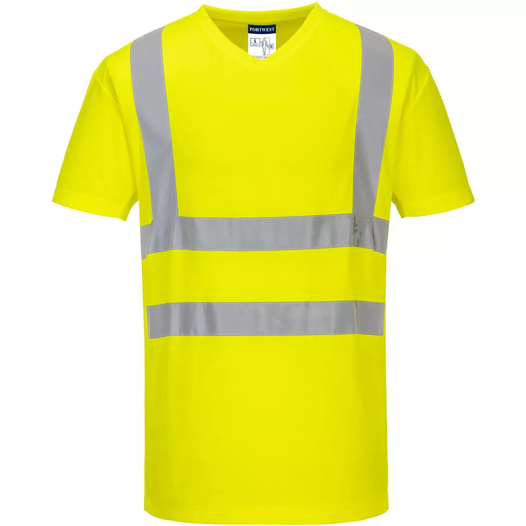 Portwest S179 Hi-Vis V-Neck Mesh Inserts T-Shirt