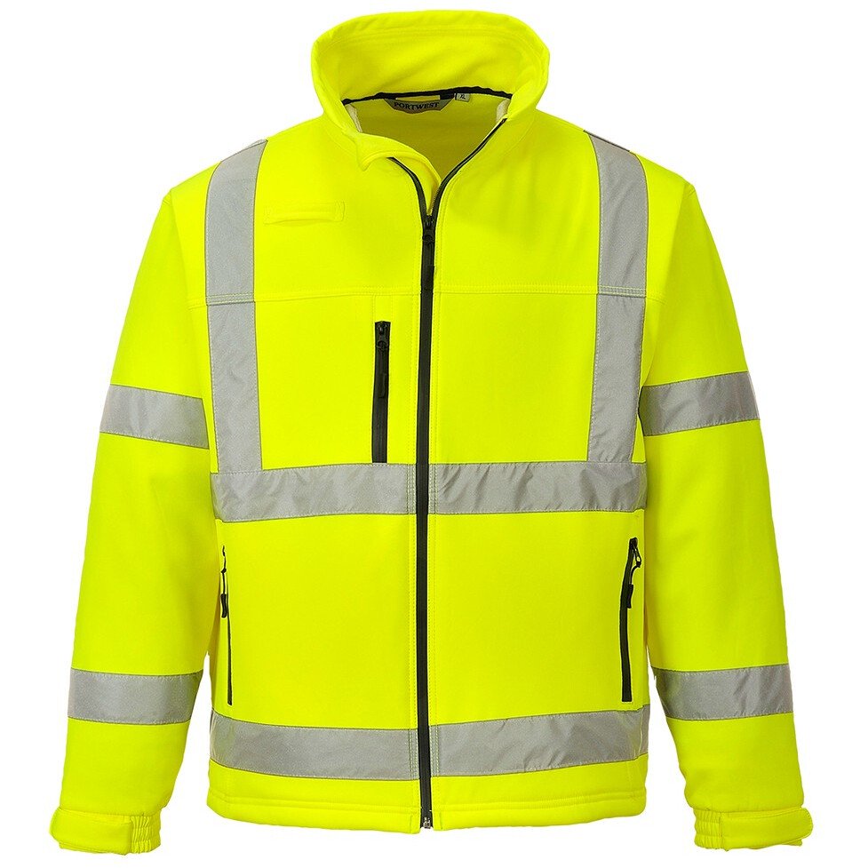Portwest S424 Hi-Vis Classic Softshell Jacket (3 Layer) from Lawson HIS