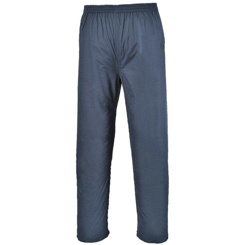 Portwest S536 Ayr Technik™ Rainwear Breathable Trousers - Navy Blue ...