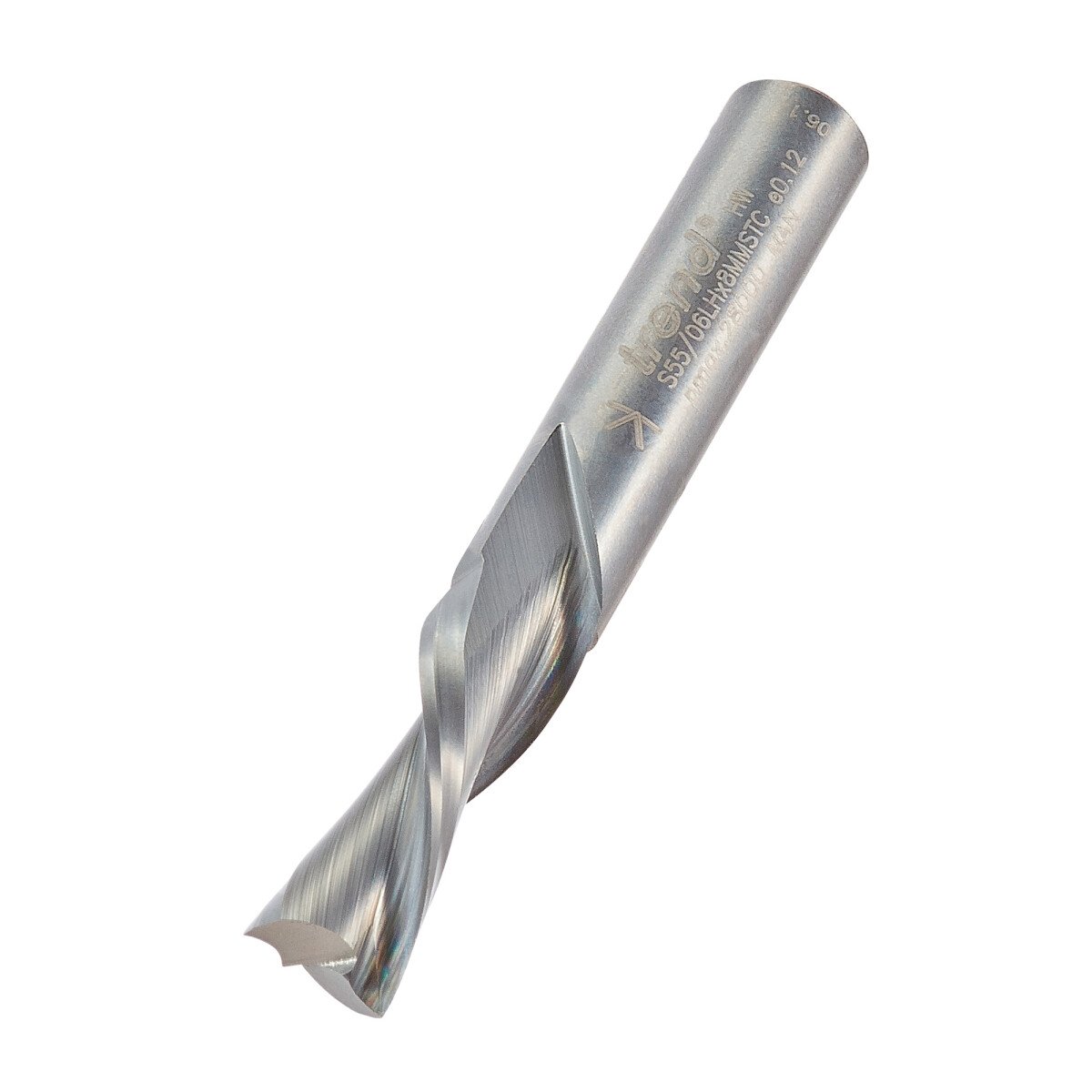 Trend S55/06LHX8MMSTC Spiral down-cut  8mm diameter
