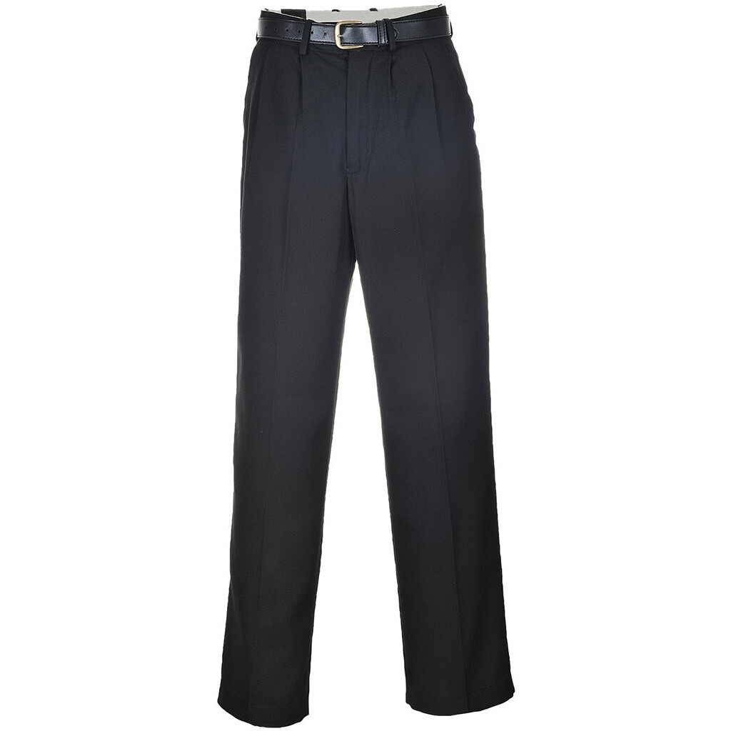 Portwest S710 London Trousers General Workwear - Black - Regular Leg ...