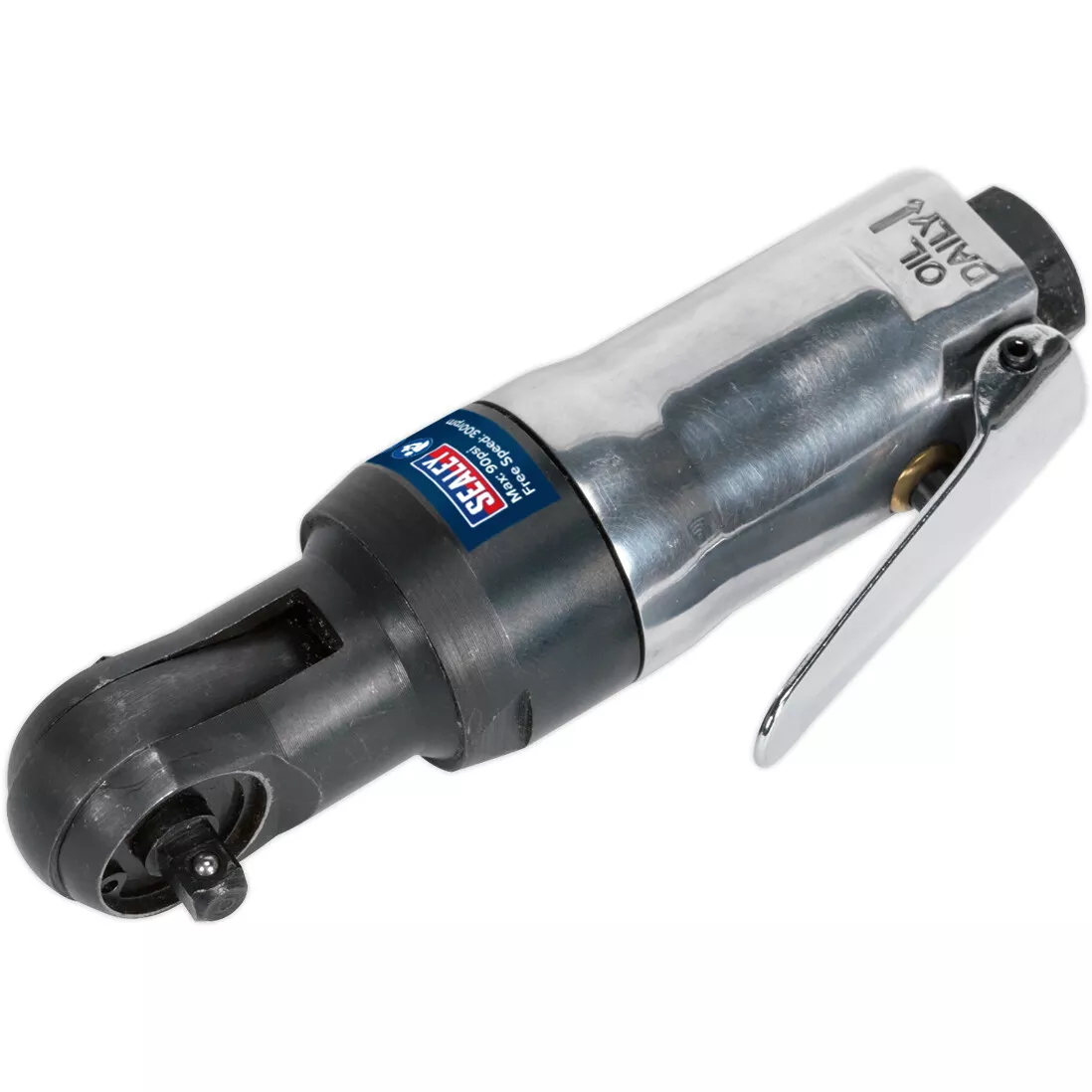 Sealey SA230 Air Ratchet Wrench 1/4"Sq Drive Super Stubby