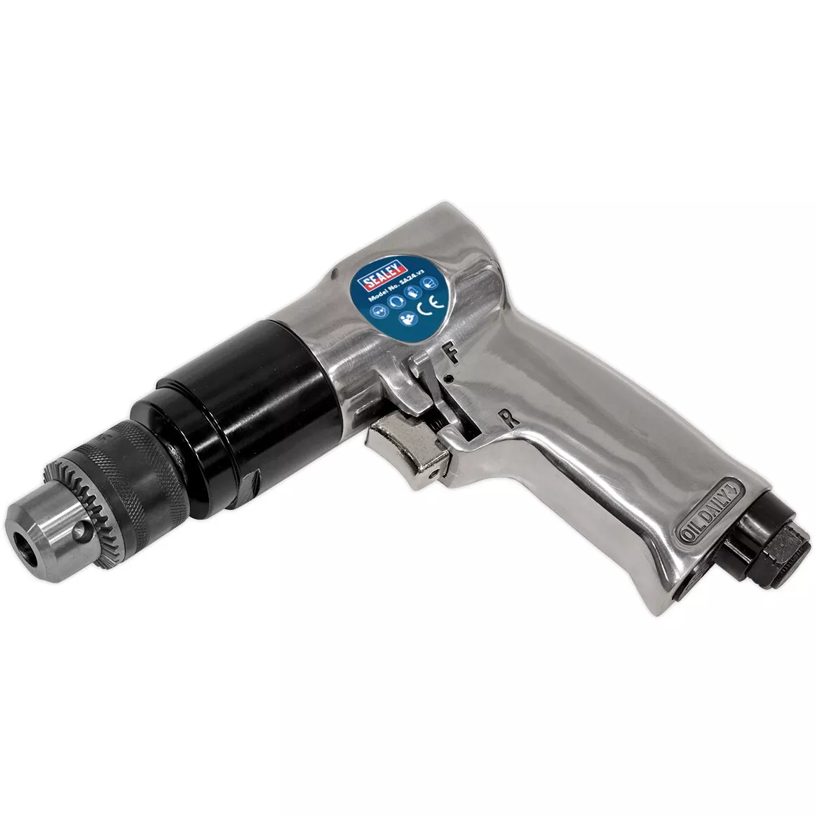 Sealey SA24 Air Drill 10mm 1800rpm Reversible