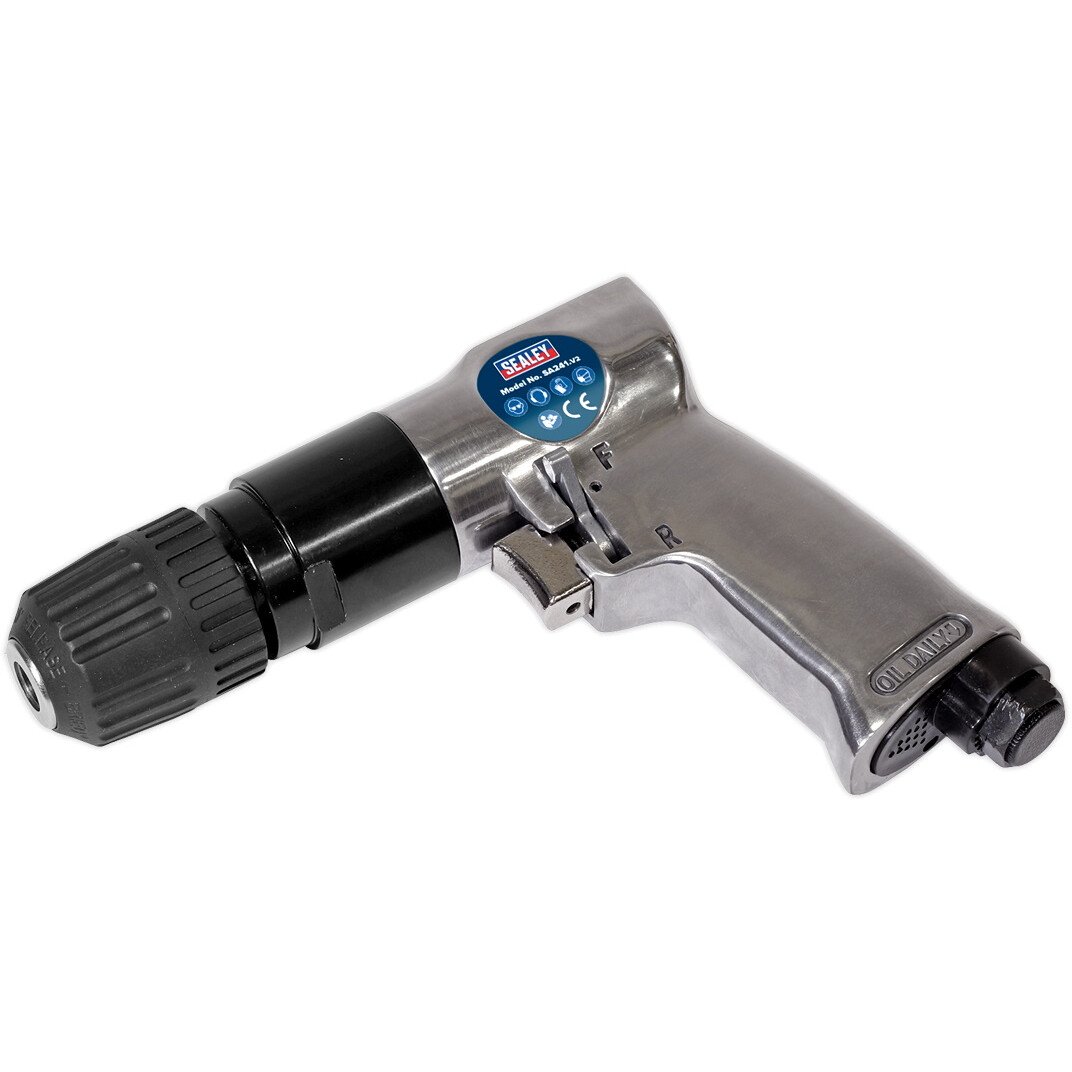 Sealey SA241 Air Drill 10mm Reversible with Keyless Chuck