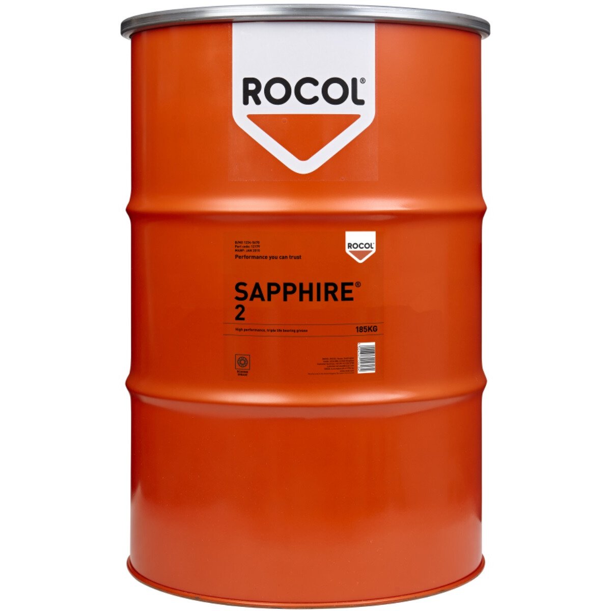 Rocol 12179 Sapphire 2 Triple Life Multi-Purpose Bearing Grease 185kg