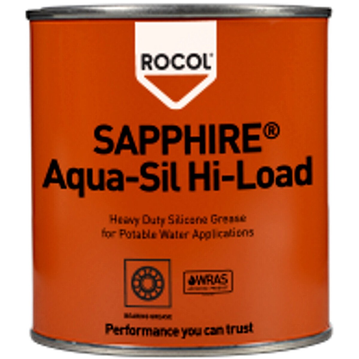 Rocol 12263 Sapphire Aqua-Sil Hi-Load Silicone Grease 500g (Carton of 6)