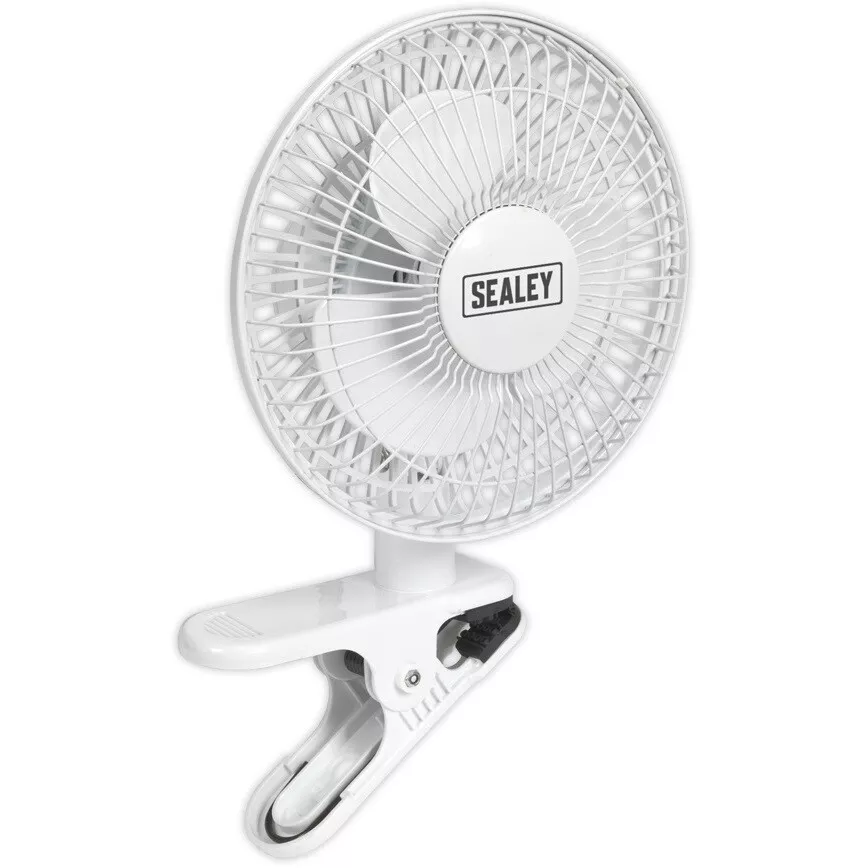Sealey SCF8W Clip-On Fan 2-Speed 8" 230V