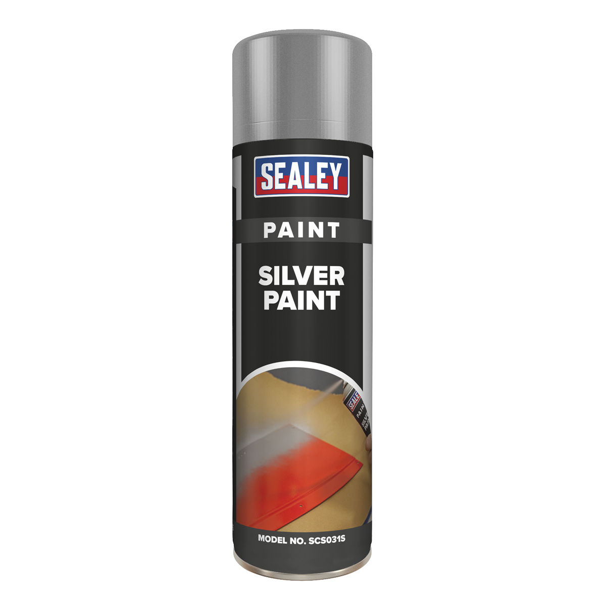 Sealey SCS031S Silver Paint 500ml