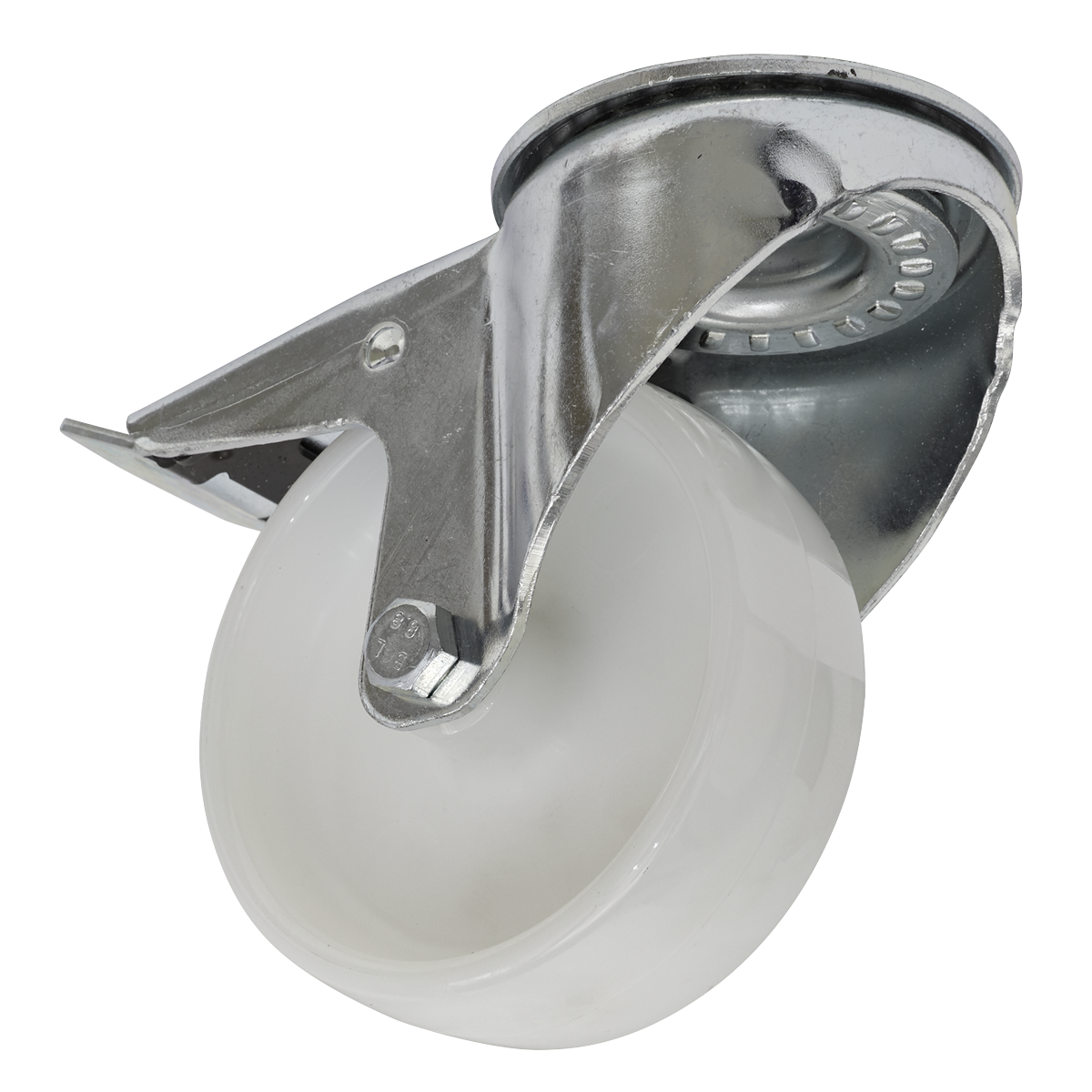 Sealey SCW4100SBL Castor Wheel Bolt Hole Swivel with Total Lock ø100mm