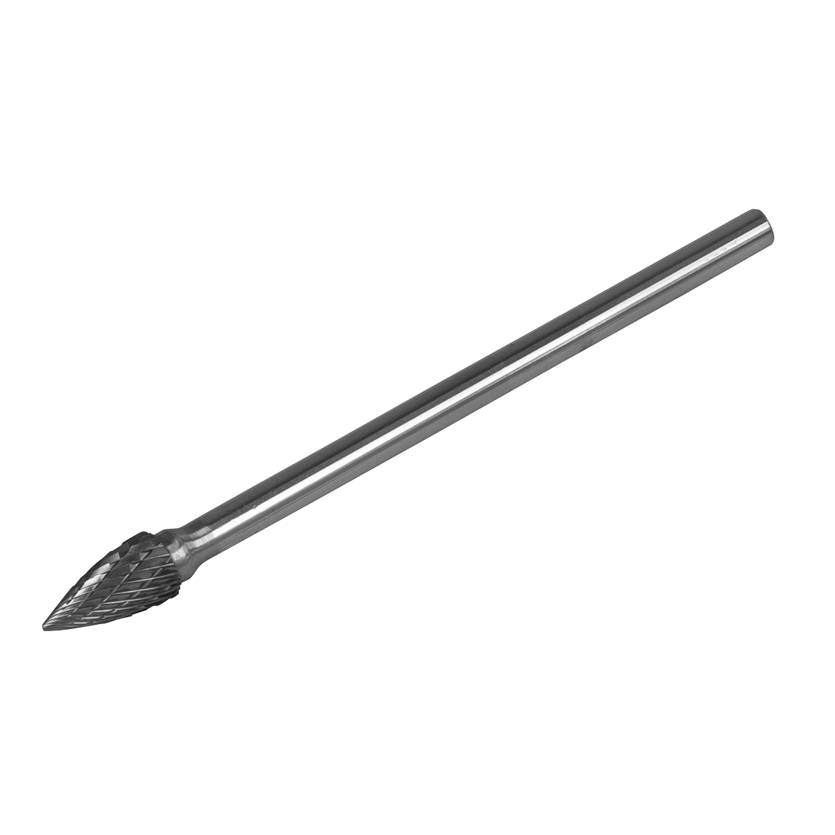 Sealey SDB03XL Tungsten Carbide Rotary Burr Extra-Long Arc Pointed Nose 10mm