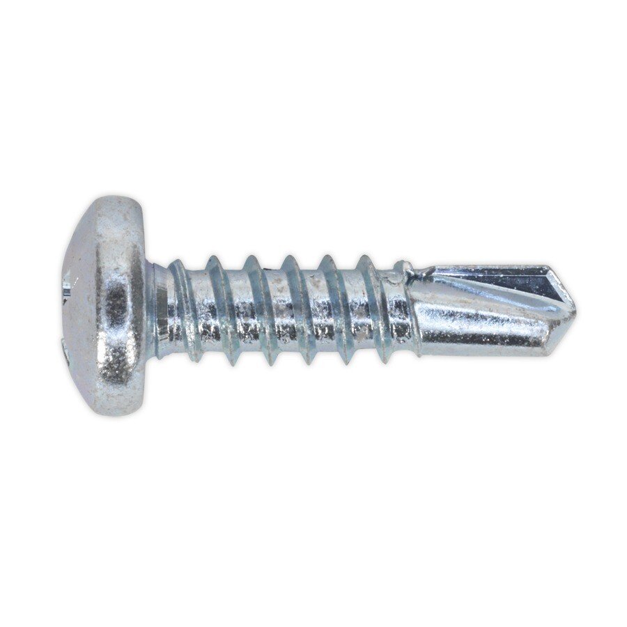 Sealey SDPH4819 Self Drilling Screw 4.8 x 19mm Pan Head Phillips Zinc D7504N Pack of 100