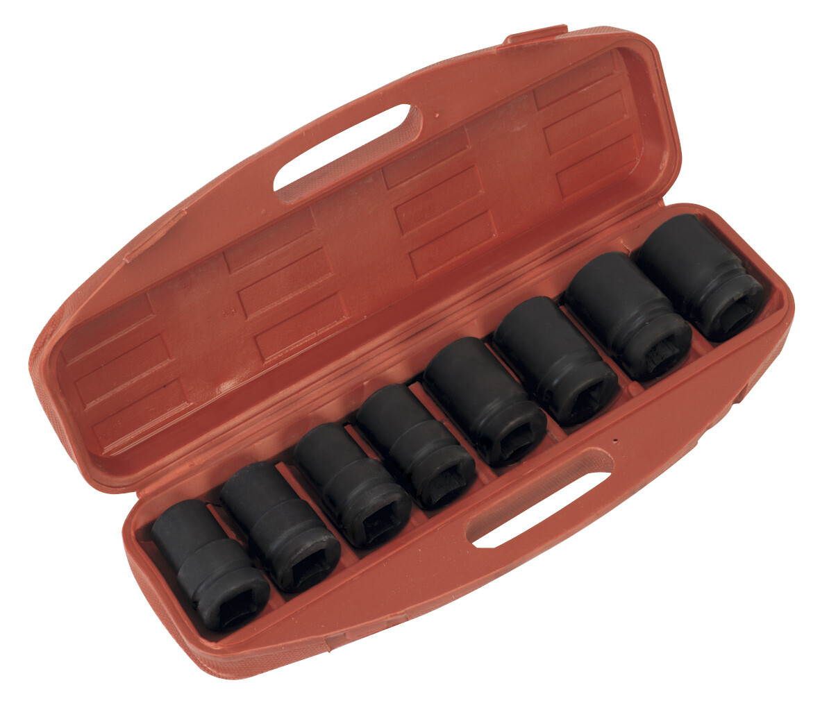 Sealey AK888M Impact Socket Set 8pc Deep 1"Sq Drive - Metric