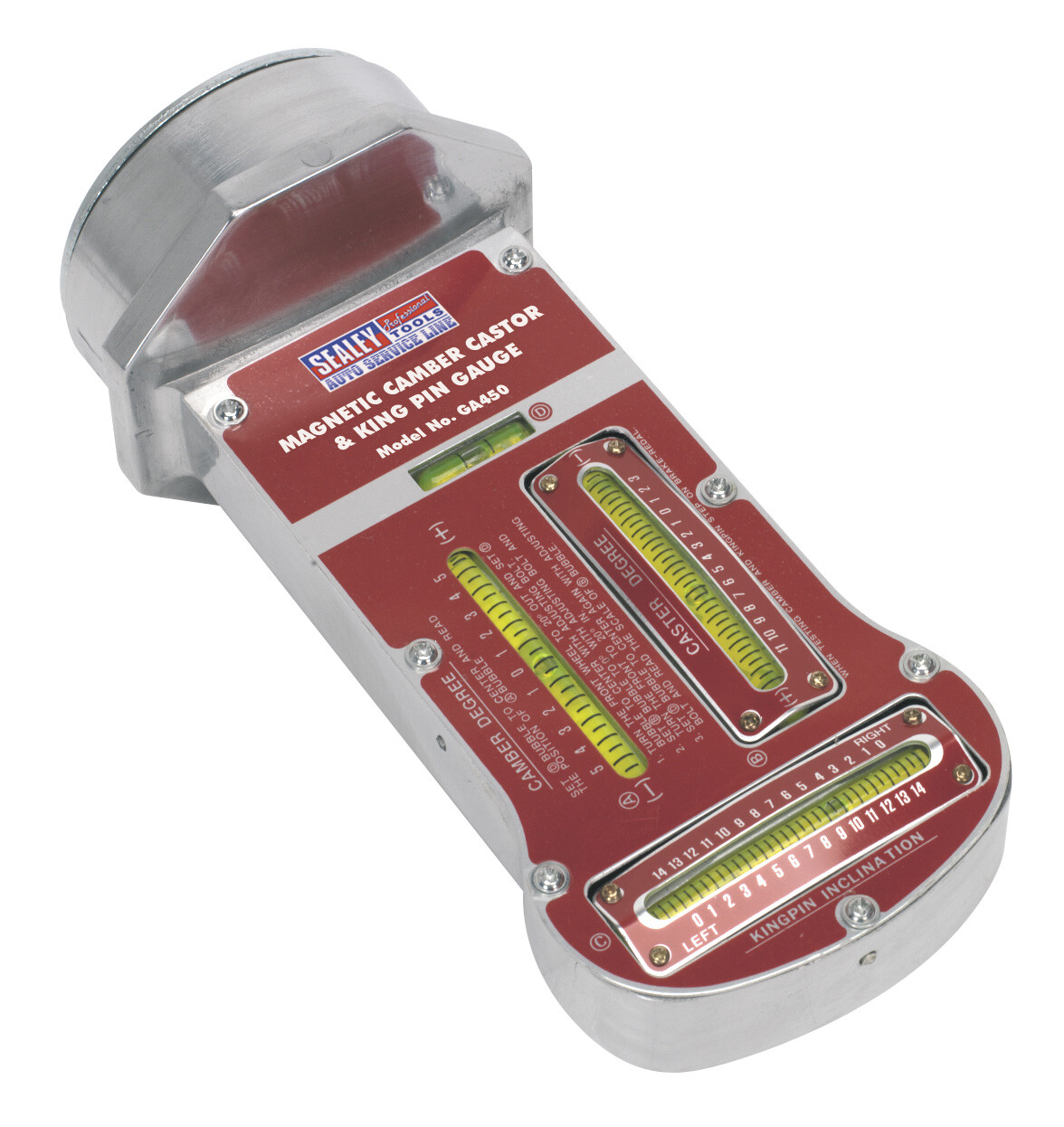 Sealey GA450 Camber Castor & King Pin Gauge from Lawson HIS