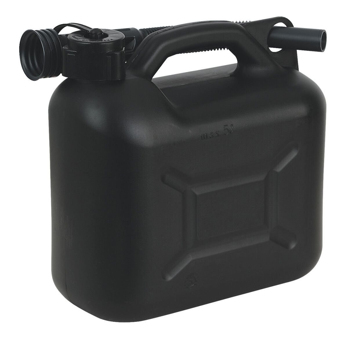 Sealey JC5B Fuel Can 5ltr - Black