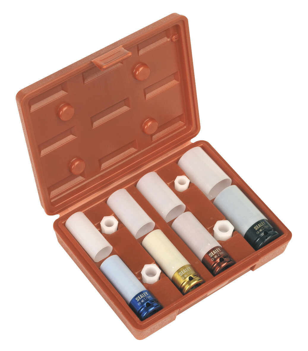 Sealey SX030 Alloy Wheel Impact Socket Set 4 Piece 1/2" Drive