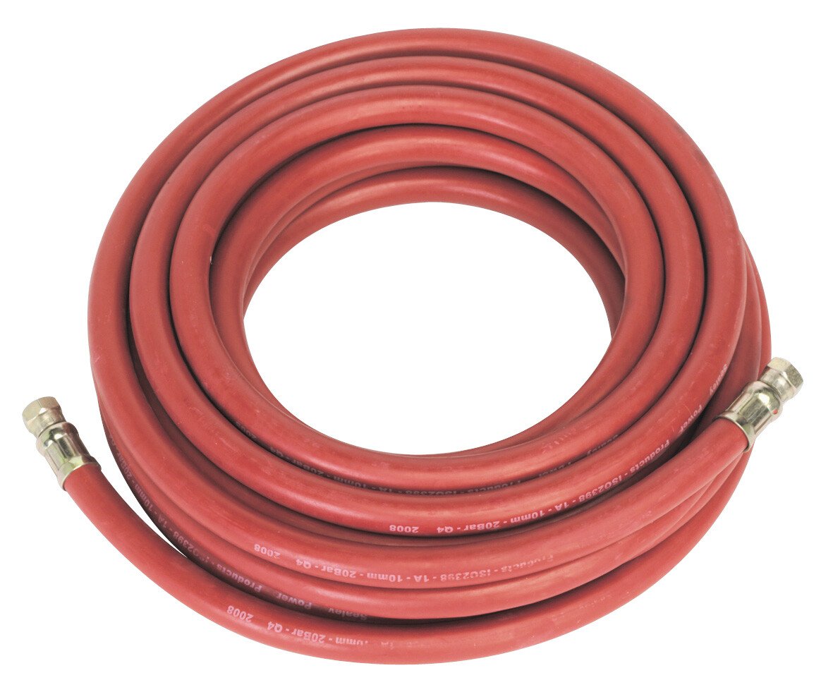 Sealey AHC1038 Air Hose 10mtr x ø10mm with 1/4"BSP Unions