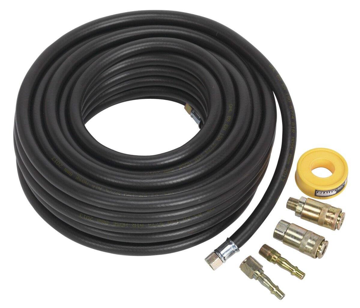 Sealey AHK01 Air Hose Kit 15mtr x 8mm with Connectors
