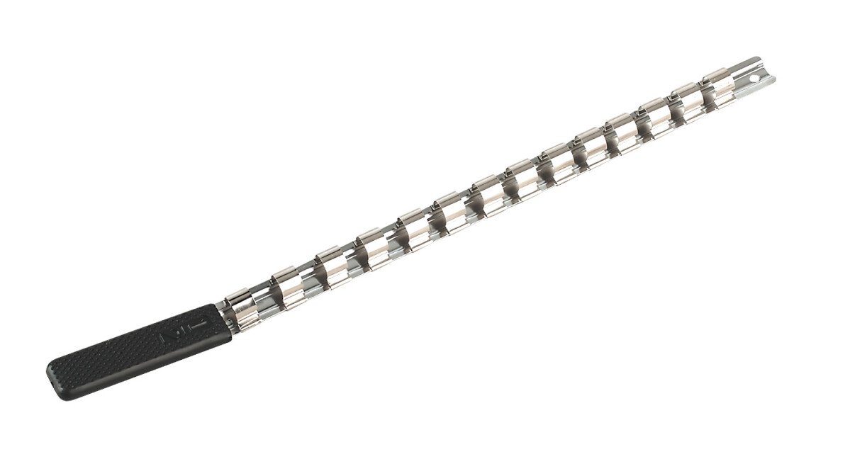 Sealey AK1214 Socket Retaining Rail with 14 Clips 1/2" Drive