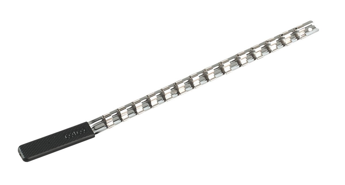 Sealey AK3814 Socket Retaining Rail with 14 Clips 3/8" Drive