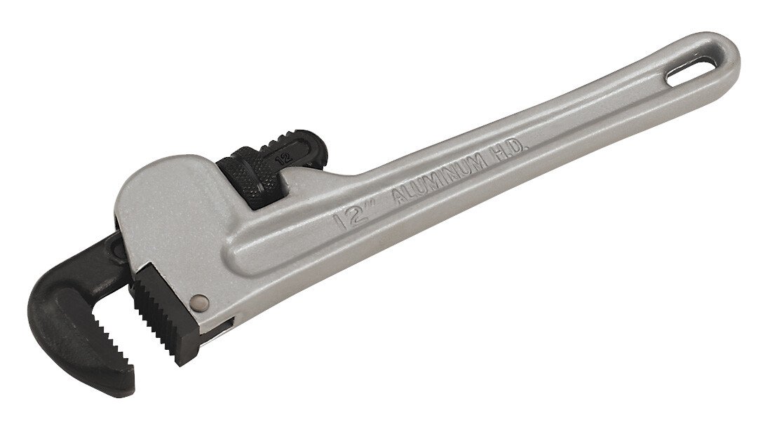 Sealey AK5107 Pipe Wrench European Pattern Aluminium Alloy 300mm (12")