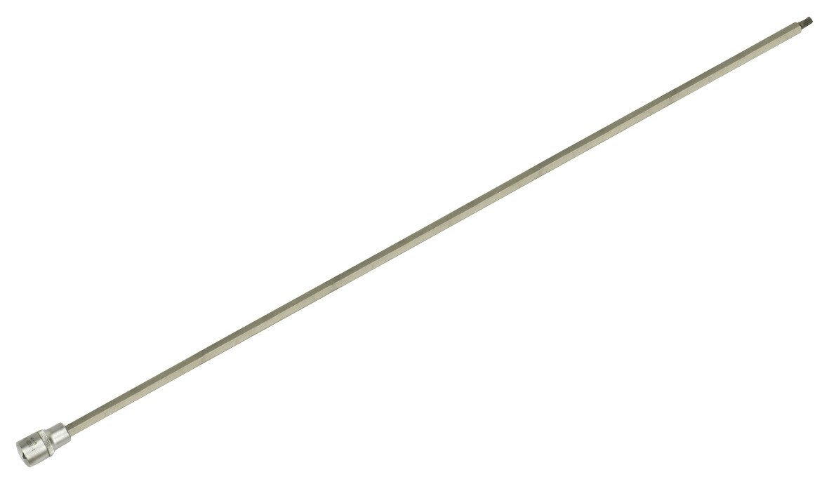 Sealey AK5536 Spline Bit Socket Extra Long M10 x 800mm 1/2"Sq Drive
