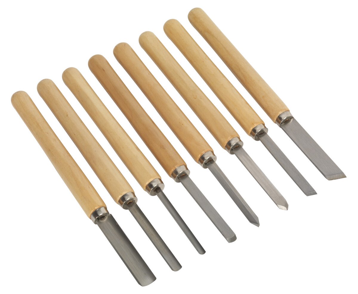 Sealey AK60/8 Wood Turning Chisels 8pc