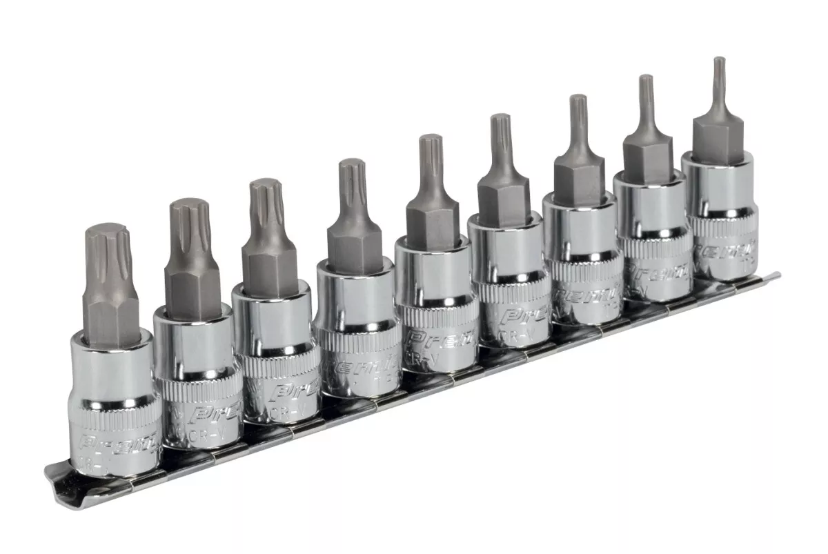 Sealey AK6222 TRX-P Socket Bit Set 9pc 3/8"Sq Drive 50mm