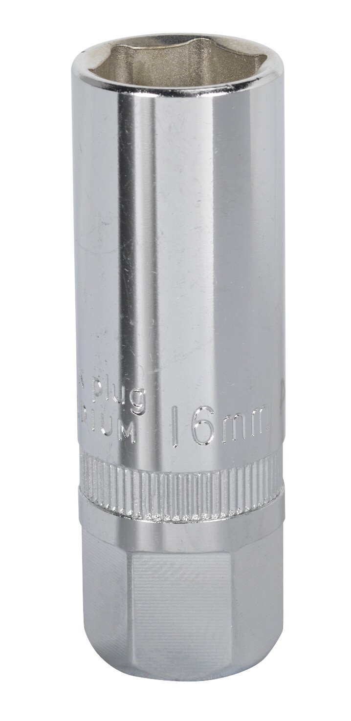 Sealey AK654 Spark Plug Socket Magnetic 3/8" Drive 10mm Plug